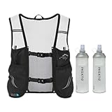 FytStycale Running Vest for Men and Women, Ideal for Jogging and Cycling, Black, M