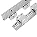 GUWANJI Linear Rail 2 PCS SBR20-2000mm Linear Slide Rails and 4 PCS SBR20UU Square Type Bearing Blocks, SBR20 Linear Rail Kit for Automated Machines Equipments and DIY CNC Routers(78.7'')
