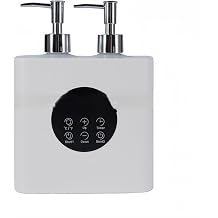 Massage Oil Warmer, Dual Bottle Heater, Heats up to 95 F - 140 F 35 - 65 C, Separately Controlled, Essence Oil/Cream/Lotion/Gel Heater, For Beauty, Treatments, Shops White