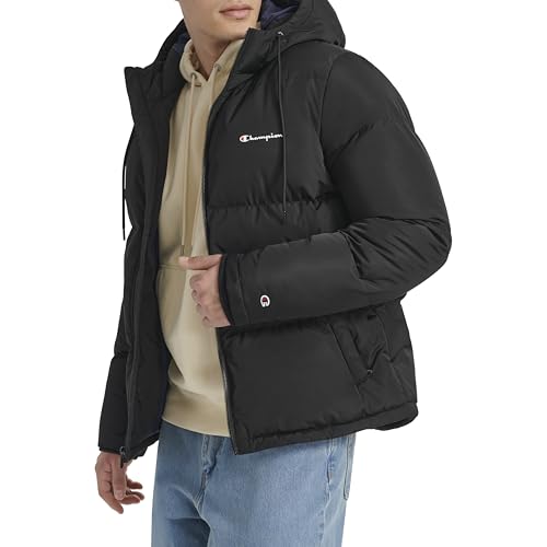 Champion Men's Quilted Full-Zip Hooded Puffer Jacket3