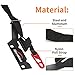 Sporthfish Rear Seat Release Kit Strap Compatible for Ford SuperCrew F-150 (2009-2018),SuperCab F-150 (2015-2018) F-150 Raptor (2017-2018) F-250/F-350 (2017-2018) (Red)
