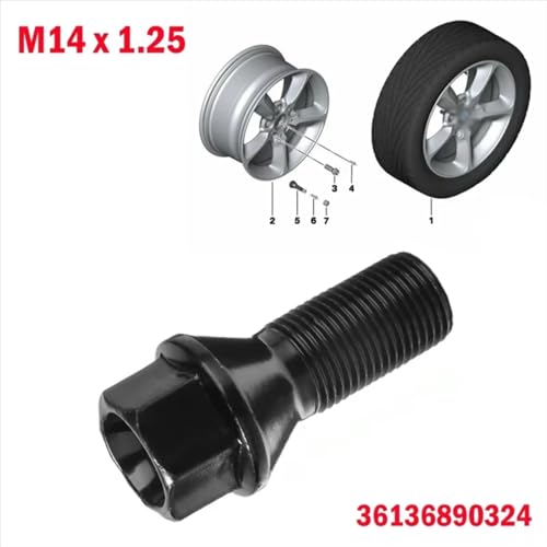 Tornillos neumáticos coche 36136781151 con ajuste original E70 X5 4