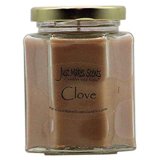 Clove Scented Candle | Warm and Spicy Ground Cloves | Hand Poured in The USA by Just Makes Scents