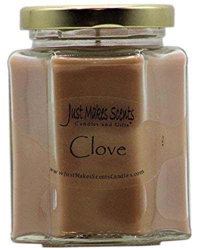 Clove Scented Candle | Warm and Spicy Ground Cloves | Hand Poured in The USA by Just Makes Scents (8 oz)