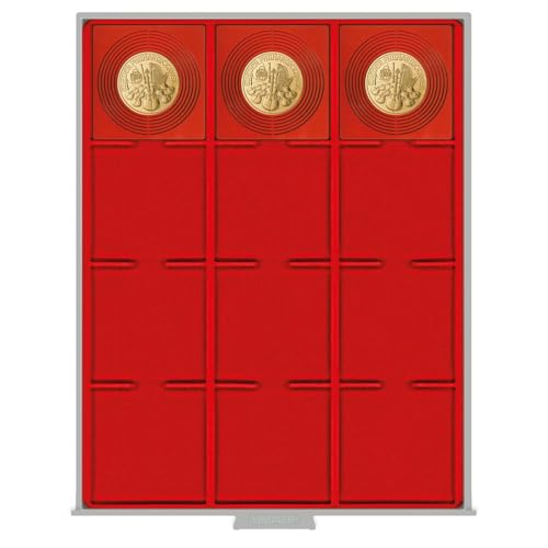 Box Monnaies LINDNER 12 cases pour protéger les grands compartiments - 2