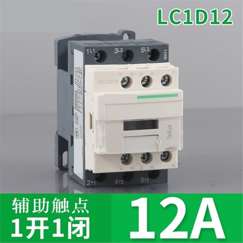 Contacteur CA Lc1d12 380V bobine alternative 12A inverseur NO NF monobloc