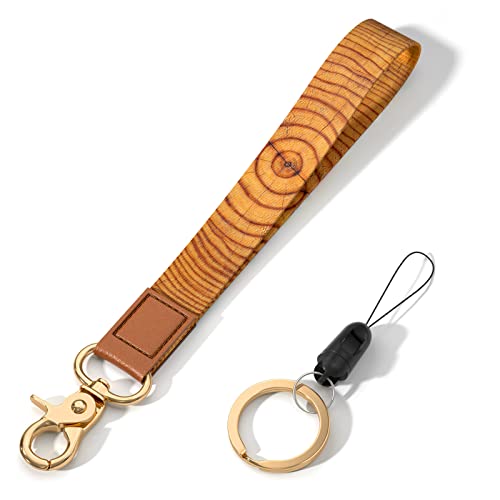 Image of Wrist Lanyard Key Chain, Cute Wristlet Strap Keychain Holder for Women Men Car Keys ID Badges Card Wallet Phone Camera
