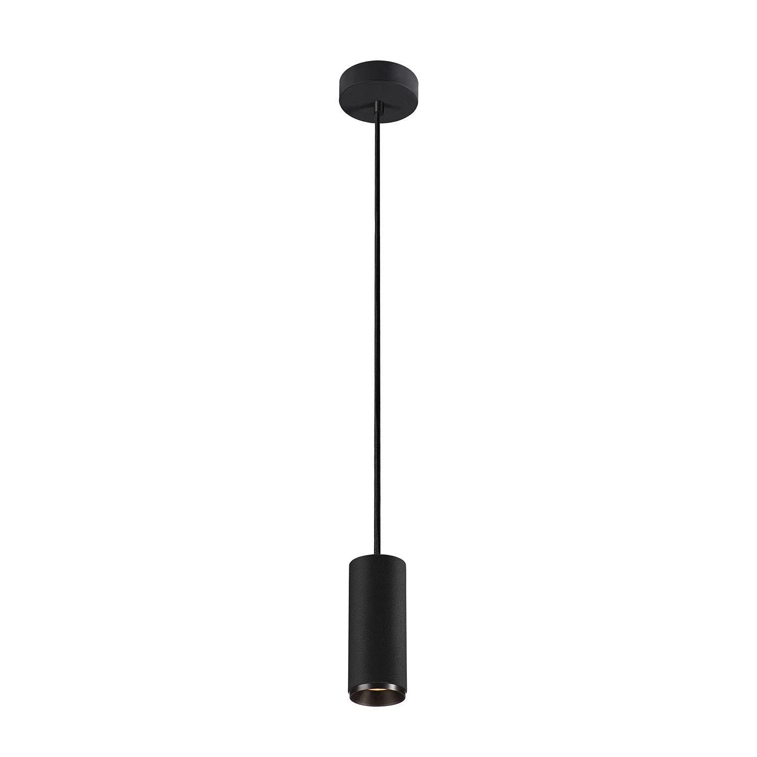 Numinos S Pd Phase Pendant Light Pendant Length 250cm 3000K 8W 60 degrees Trailing Edge Matt Black SLV Lighting