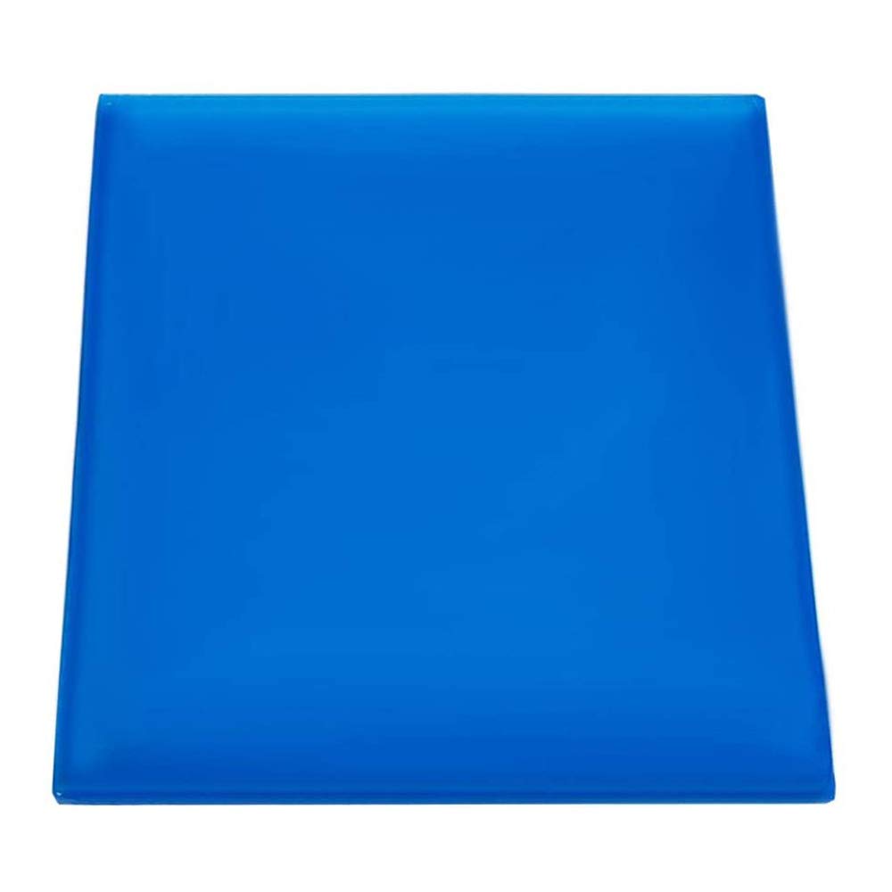 POFET Cuscino per sella della moto in gel confortevole e assorbente agli urti - Accessori - Cuscino per sella della moto (25 x 25 x 2 cm) - Blu