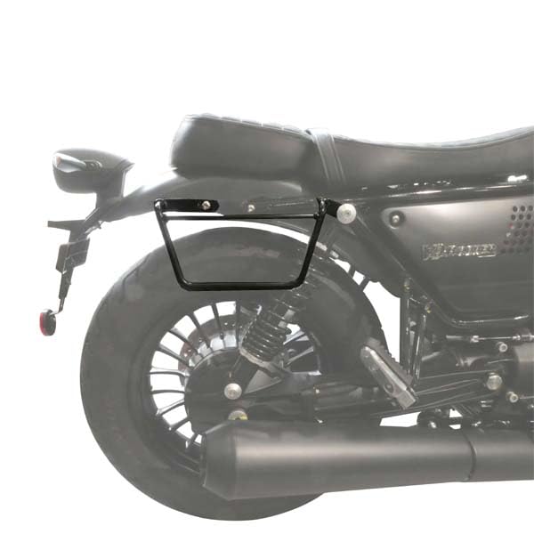 Telaietti neri Klick-Fix compatibili con MOTO GUZZI V9 Roamer/Bobber (2017-...)