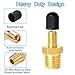 1Pcs Brass Air Inflator Adapter 1/4 NPT(M) to Standard Schrader Valve(M), Tank Valve,Tire Inflator Connector for Auto Portable Air Compressor/Pump, Air Hose, Air Chuck