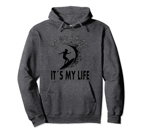 Camiseta surfista, surfista, tabla de surf, idea de regalo Sudadera con Capucha