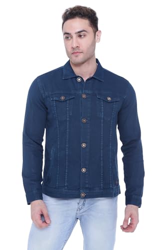 Image of Kuons Avenue Men's Regular Fit Trucker Jacket | Denim Jacket For Men