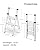 Taranta 3 Step Ladder, Lightweight Aluminum Step Stool with Convenient Handgrip, Folding Ladder with Anti-Slip Pedals, 330lbs Capacity Stepladder for Home, Office, Kitchen - White