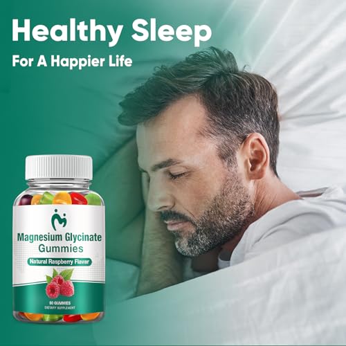 (2 Packs) Magnesium Glycinate Gummies for Adults & Kids,Calm Magnesium Gummies for Sleep,Magnesium Malate chewable 400mg, Stress & Muscle Relief,Relaxation,Sugar Free Magnesium Potassium Supplement - Image 3