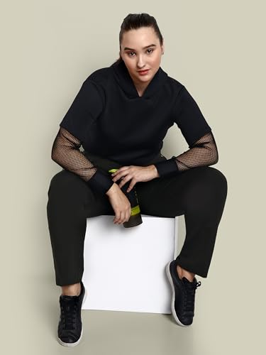 Image of CUPID Woman's Rich Cotton Side Stripes Joggers, Lower, Athleisure, Activewear Trackpant, Night n Gym Wear Lounge Pant for Ladies M to 2XL