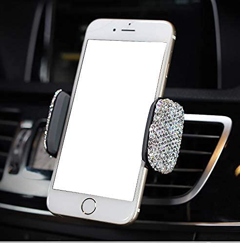 Ergonflow PL33 Luxury Rhinestone Bling Universal Car Stand Phone Holder Air Vent Car Mount Stand Holder Compatible thumb #3