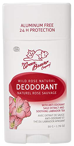 Green Beaver The Company 24 Hour Protection & Aluminum Free Wild Rose Natural Deodorant Stick, 1.76 Oz #TOP20