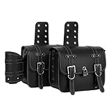 ホンダ スーパーカブ C125モデル専用 バイク サイドバッグ 大容量収納 三重防水 ツーリングバッグ ドリンクホルダー付属 左用 右用 耐摩耗 バイク サイドバック キャンプツーリング 取付簡単 種専用設計(黒,ビッグ)