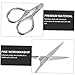 SAFIGLE 2pcs Beard and Mustache Trimmer Set Precision Scissors Leather Beauty Case for Diy Grooming