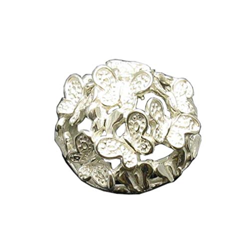 Bague en argent massif 925 Papillon Empress au design de haute joaillerie