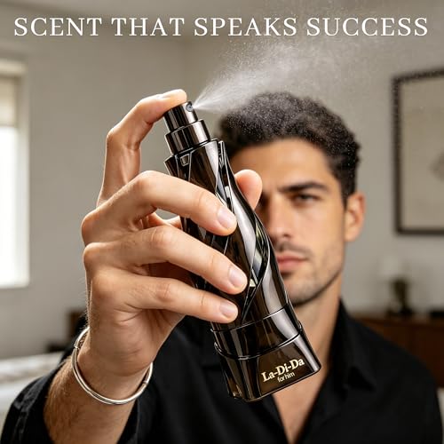 Image of A CENTER La Di Da Men Cologne 100ml Fresh Spicy Gourmand Eau de Parfum Bergamot Vanilla Amber Scent Gift for Him