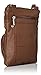 Roma Leathers Genuine Leather Multi-Pocket Crossbody Purse Bag