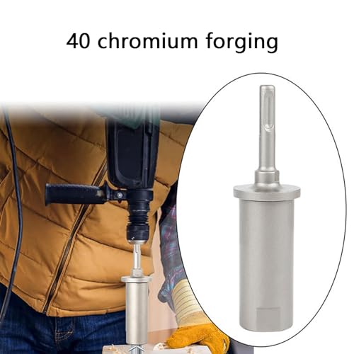 Plus Rotary Hammer Drill Compatibles Ground Rod Driver Bit Tool with Reinforced Steel Construction for Grounding Rod