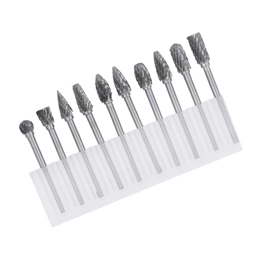 Set de fresas de carburo de acero tungsteno para trabajo en madera miniatura 7
