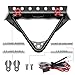 Glomora Scx10 Stinger Bumper, Rc Vehicle Bumpers, RC Front Bumper with LED Light for Axial Scx10 II III Generation 1 10 RC Car(Pointed 2.1 X 1.7 X 1in)