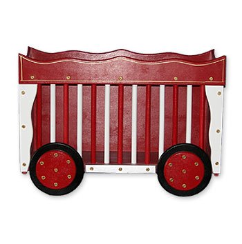 Lion Cage Toy Chest - Red