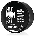 Humanist - Men’s Care - Pomada Modelująca do Brody i Wąsów - Pielęgnuje - Zmiękcza - Odżywia - Naturalne składniki - Wegańska - 50 ml