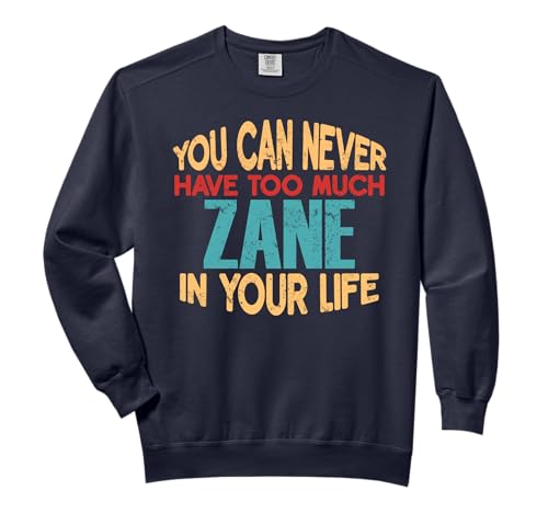 Funny Zane Personalized Tshirt First Name Joke Item Comfort Colors
