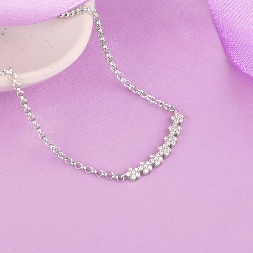 GIVA 925 Silver Anushka Sharma Blooming Flower Necklace | Gifts for Girlfriend, Gifts for Women & Girls| With Certificate of Authenticity and 925... - Image 5