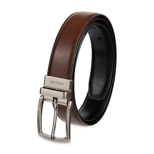 Haggar Men's Stretch Reversible Dress Belt