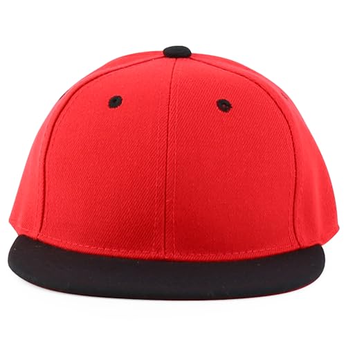 Image of Trendy Apparel Shop Infant to Youth Plain Structured Flatbill Snapback Cap