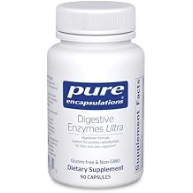Pure Encapsulations Digestive Enzymes Ultra - Vegetarian Digestive Enzyme Supplement to Support Protein, Carb, Fiber, and Dairy Digestion* - 90 Capsules
