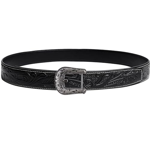 Image of Dubulle Men's Ratchet Belt Gold /Black /Red /Green /Blue /White Automatic Buckle Business Casual Belt Gift - Adjustable Fit