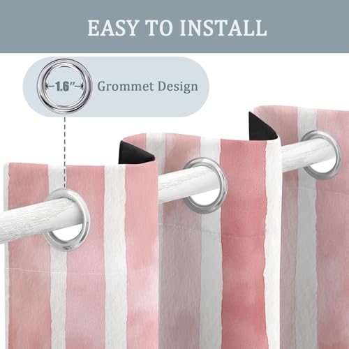 Cortinas opacas abstractas de dos paneles para decoración moderna de dormitorios actuales 7