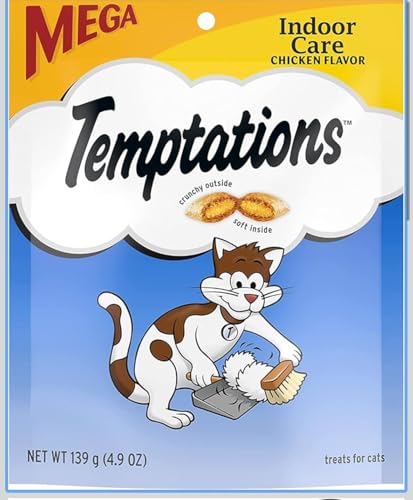 Temptations Hairball Control Chicken Flavor Cat Treats, 4.9 Oz - Functional Treats