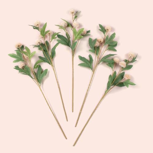 10 Pcs 27" Artificial Fall Flowers Faux Pompon  - image 7