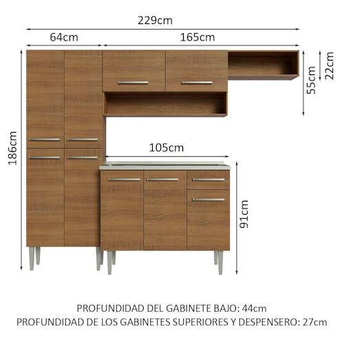 Opiniones de Mueble de Cocina Con Tarja Top 5. 15 Imagen adicional