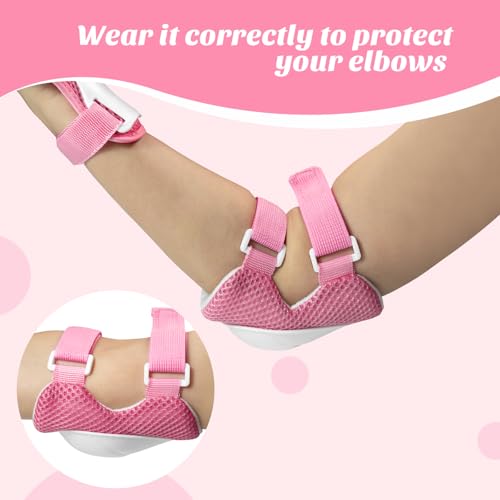Image of CKE Toddler Knee Pads and Elbow Pads with Wrist Guards for Kids, Size M | 3-in-1 knee pads for kids with wrist guards. Kids knee pads and elbow pads for skating, cycling, rollerblading and scooters