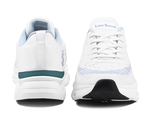 Image of LOUIS STITCH Men's Lightweight Knitted Athleisure Sport Shoes | Casual Lace-Up Sneaker and Athleisure Wear | Perfect for Casual, Gym & Travel Wear | LS-AT-RFKN