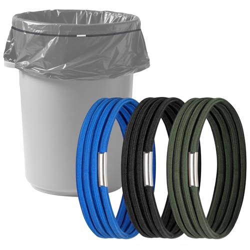 Grandes bandes en caoutchouc pour poubelles de jardin et grands bacs
