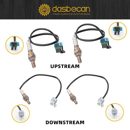 Sensor de Oxígeno Dasbecan 4 Piezas Compatible con Chevy 2003-2007 miniatura 3