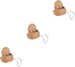 3 Peças Bolsa De Vime De Vime Bolsa De Mão Feminina De Tecido Bolsa De Vime Bolsa Feminina Bolsa Crossbody Bolsa De Vime Tecido À Mão Bolsa De Vime Feminina Bolsa De Ombro Para