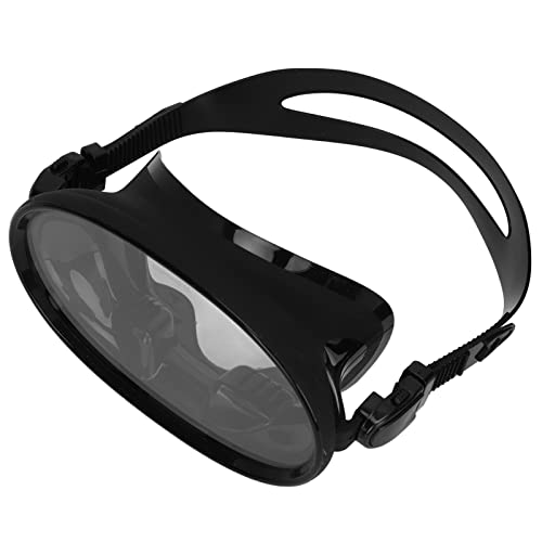Gafas de snorkel antivaho de buceo suministros universales hombres mujeres con pinza nasal negra