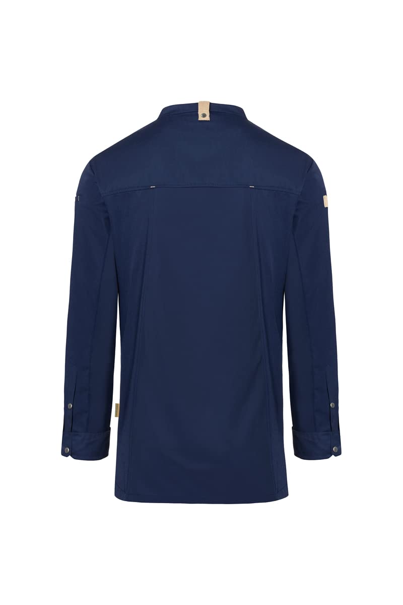 Karlowsky Herren Kochjacke Green-Generation, aus nachhaltigem Material, 72% GRS Certified Recycled Polyester/28% Conventional Cotton