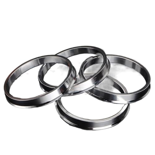 Anillos Centrales Para Llantas 4 unids/set de anillos de cubo de aluminio, anillos céntricos de cubo, orificio de rueda 57,1-60,1, 57,1-66,1, 57,1-67,1, 58,1-67,1, 58,1-73,1mm(58.1-67.1mm)